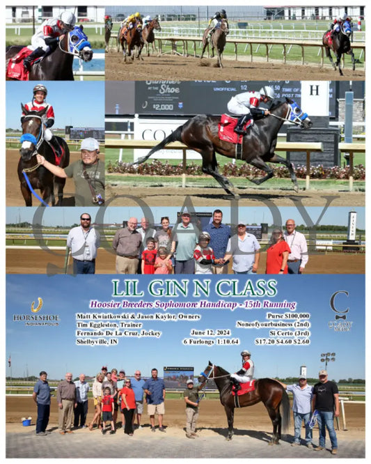 Lil Gin N Class - Hoosier Breeders Sophomore Handicap 15Th Running 06-12-24 R06 Ind Indiana Grand