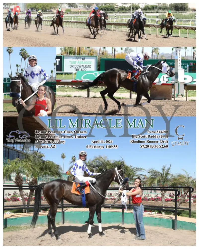 Lil Miracle Man - 04 - 11 - 24 R04 Tup Turf Paradise