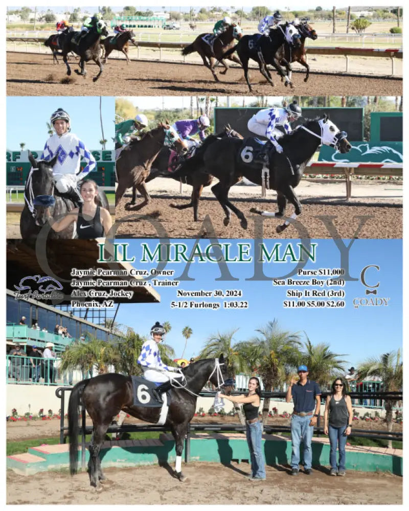 Lil Miracle Man - 11-30-24 R05 Tup Turf Paradise