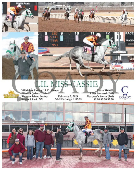 Lil Miss Cassie - 02-02-24 R05 Sun Sunland Park