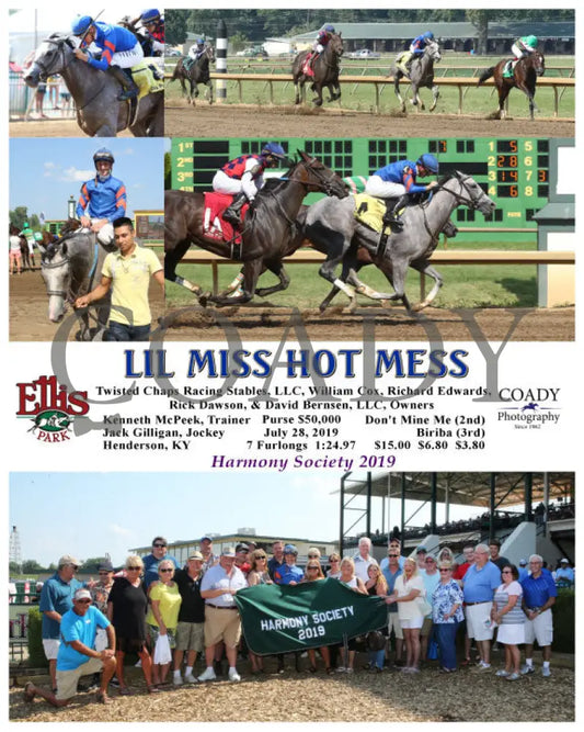 Lil Miss Hot Mess - 07-28-19 R07 Elp Group Ellis Park