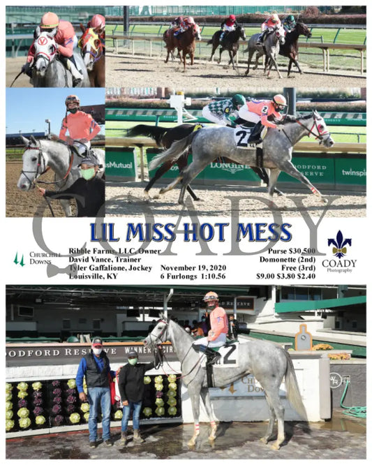 Lil Miss Hot Mess - 11-19-20 R01 Cd Churchill Downs