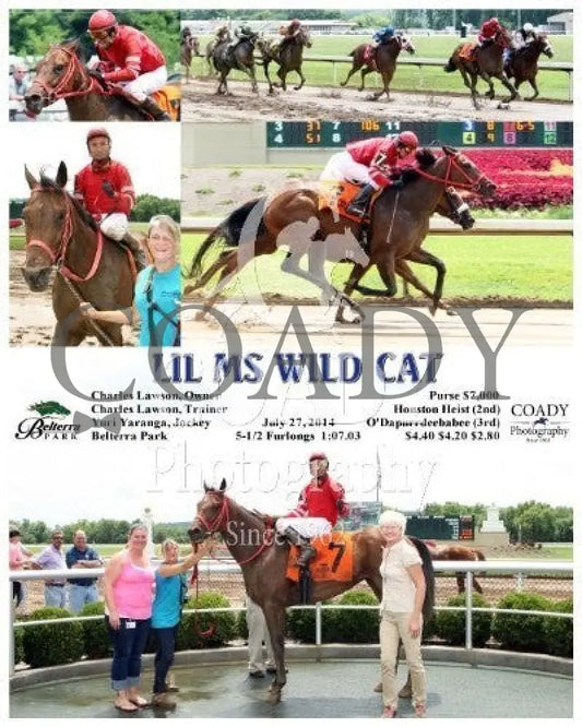 Lil Ms Wild Cat - 072714 Race 01 Btp Belterra Park