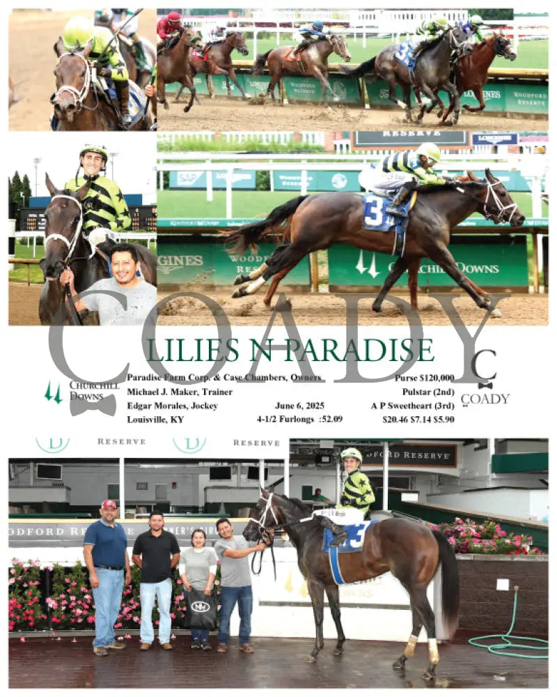 LILIES N PARADISE - 06-06-25 - R01 - CD Churchill Downs