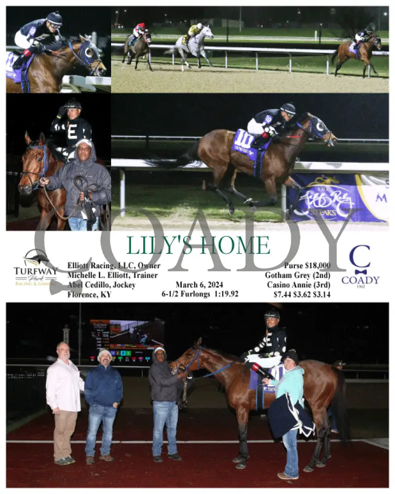 Lily’s Home - 03 - 06 - 24 R04 Tp Turfway Park