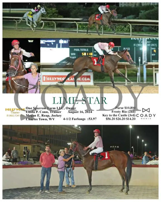 Lime Star - 08-16-24 R09 Ct Hollywood Casino At Charles Town Races