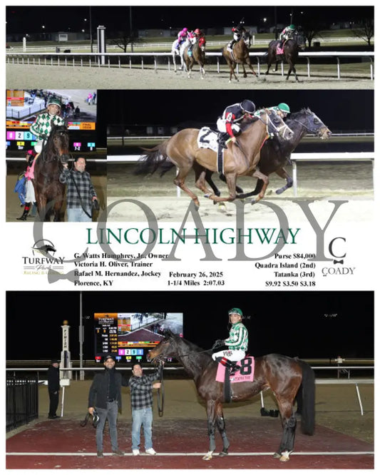 LINCOLN HIGHWAY - 02-26-25 - R03 - TP Turfway Park