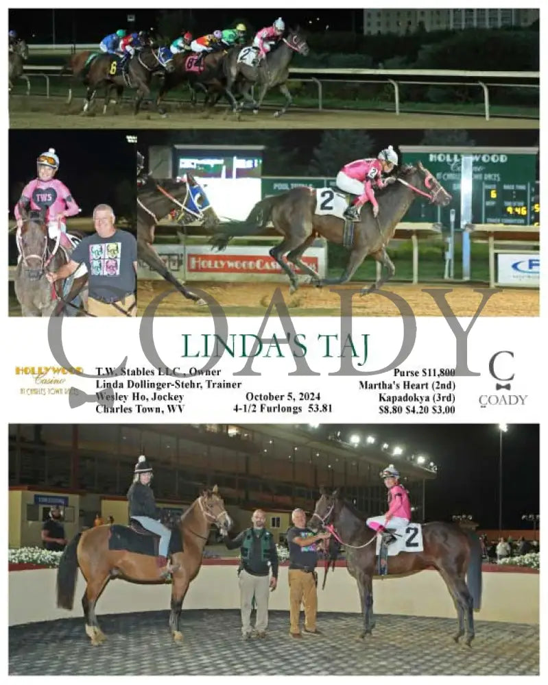 Linda’s Taj - 10-05-24 R06 Ct Hollywood Casino At Charles Town Races