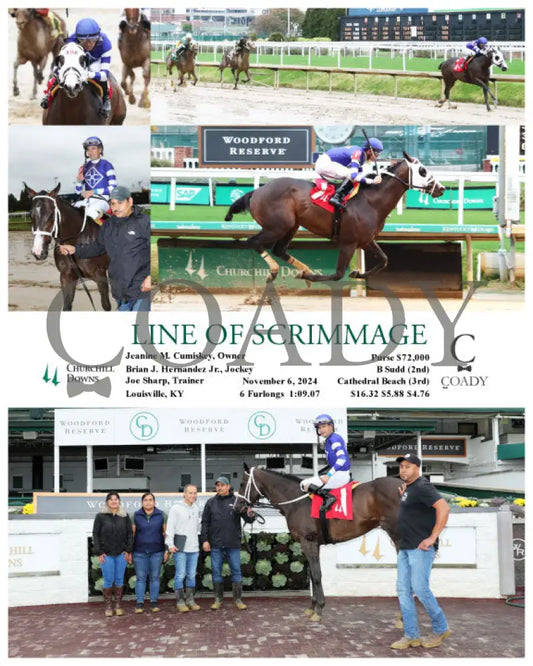 Line Of Scrimmage - 110624 Race 02 Cd Churchill Downs