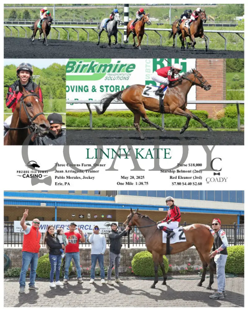 LINNY KATE - 05-20-25 - R01 - PID Presque Isle Downs