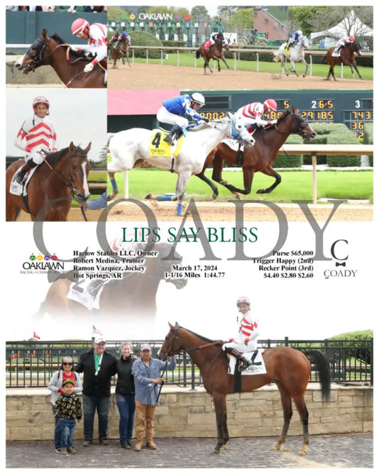 Lips Say Bliss - 03 - 17 - 24 R01 Op Oaklawn Park