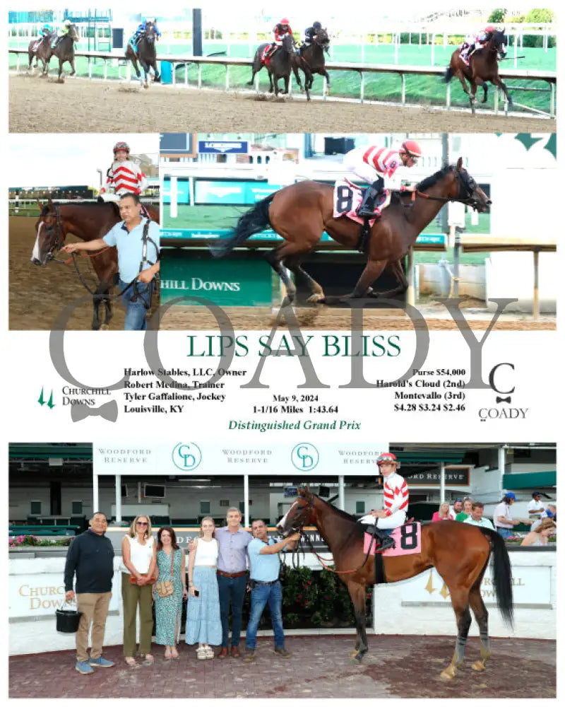 Lips Say Bliss - 05-09-24 R06 Cd Churchill Downs