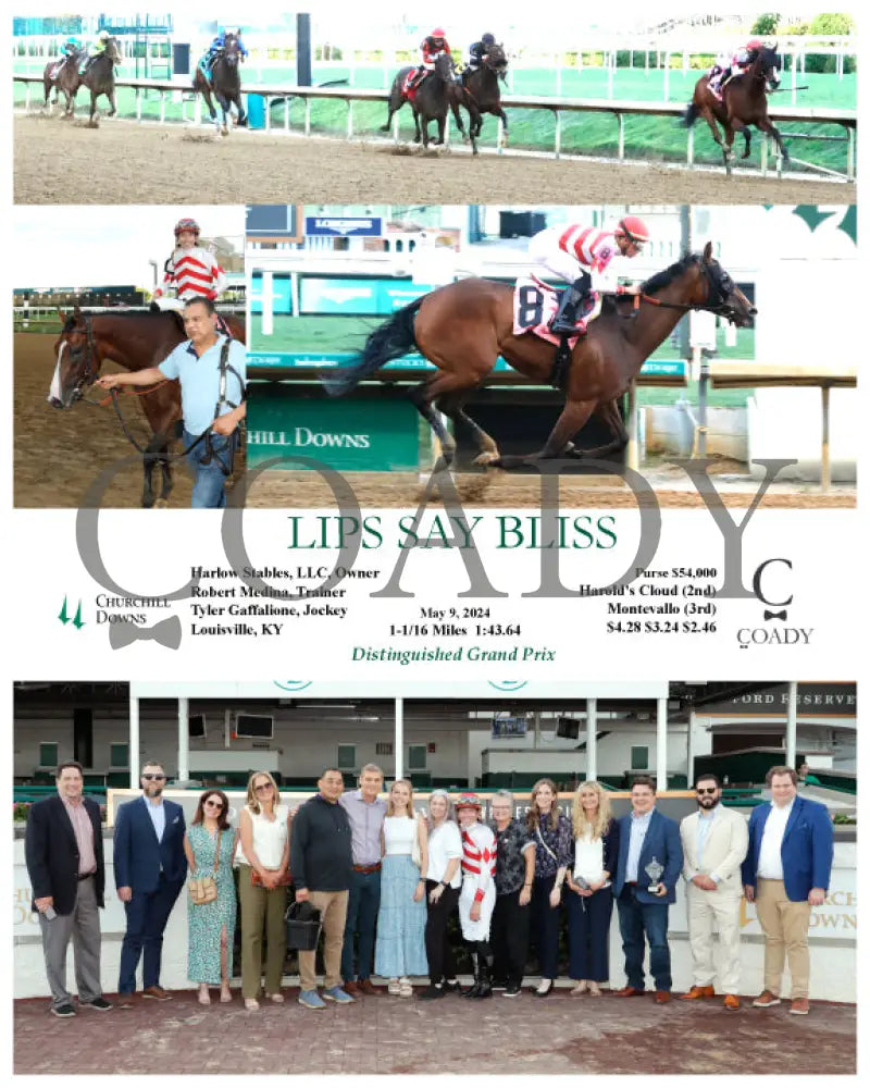 Lips Say Bliss - 05-09-24 R06 Cd Group Churchill Downs