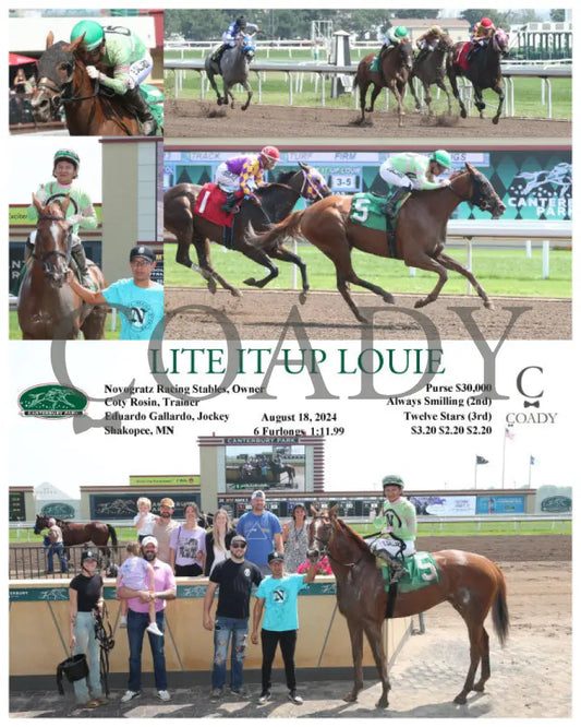Lite It Up Louie - 08-18-24 R01 Cby Canterbury Park