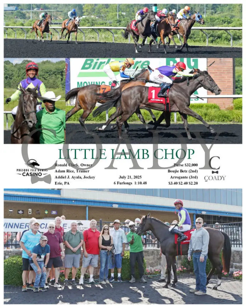 LITTLE LAMB CHOP - 07-21-25 - R05 - PID Presque Isle Downs