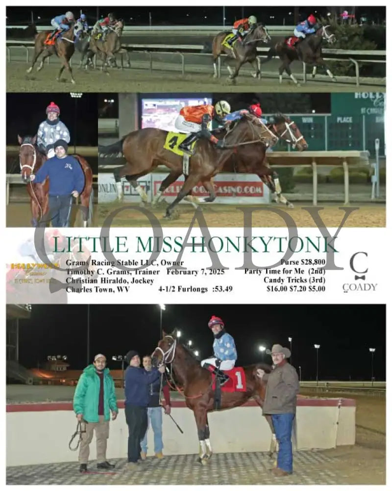 Little Miss Honkytonk - 02-07-25 R06 Ct Hollywood Casino At Charles Town Races