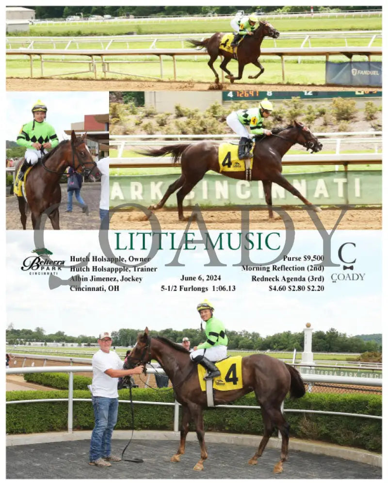 Little Music - 060624 Race 04 Btp Belterra Park