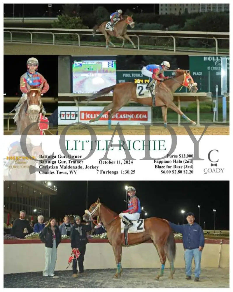 Little Richie - 10-11-24 R04 Ct Hollywood Casino At Charles Town Races