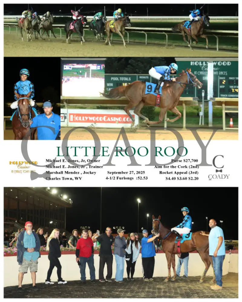 LITTLE ROO ROO - 09-27-25 - R02 - CT Hollywood Casino at Charles Town Races