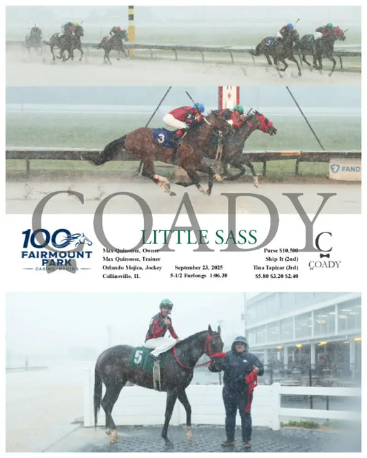LITTLE SASS - 09-23-25 - R02 - FP Fanduel Sportsbook Horse Racing