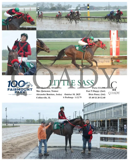 LITTLE SASS - 10-18-25 - R02 - FP Fanduel Sportsbook Horse Racing