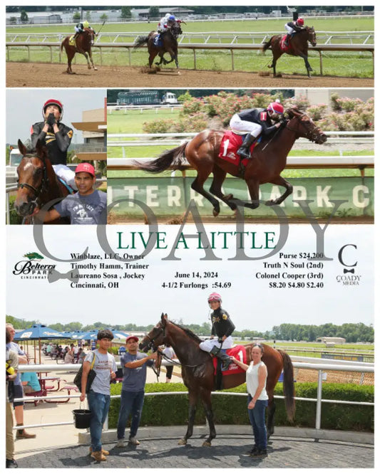 Live A Little - 061424 Race 01 Btp Belterra Park