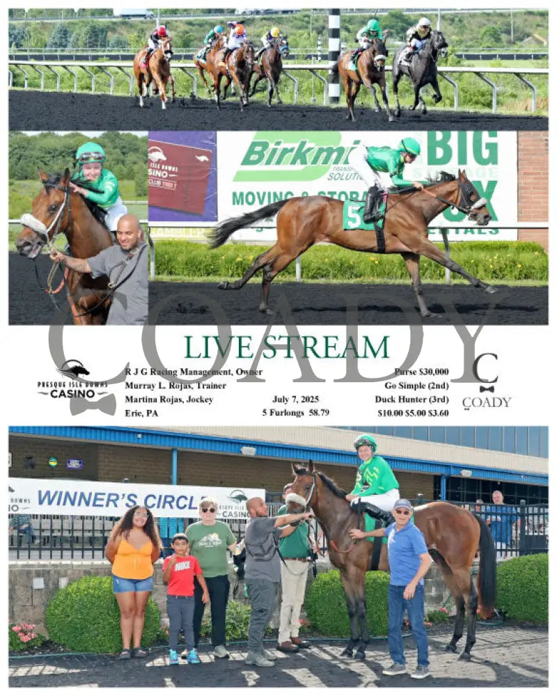 LIVE STREAM - 07-07-25 - R05 - PID Presque Isle Downs