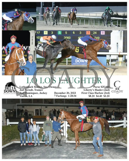 Lo Lo’s Laughter - 12-30-23 R04 Ded Delta Downs
