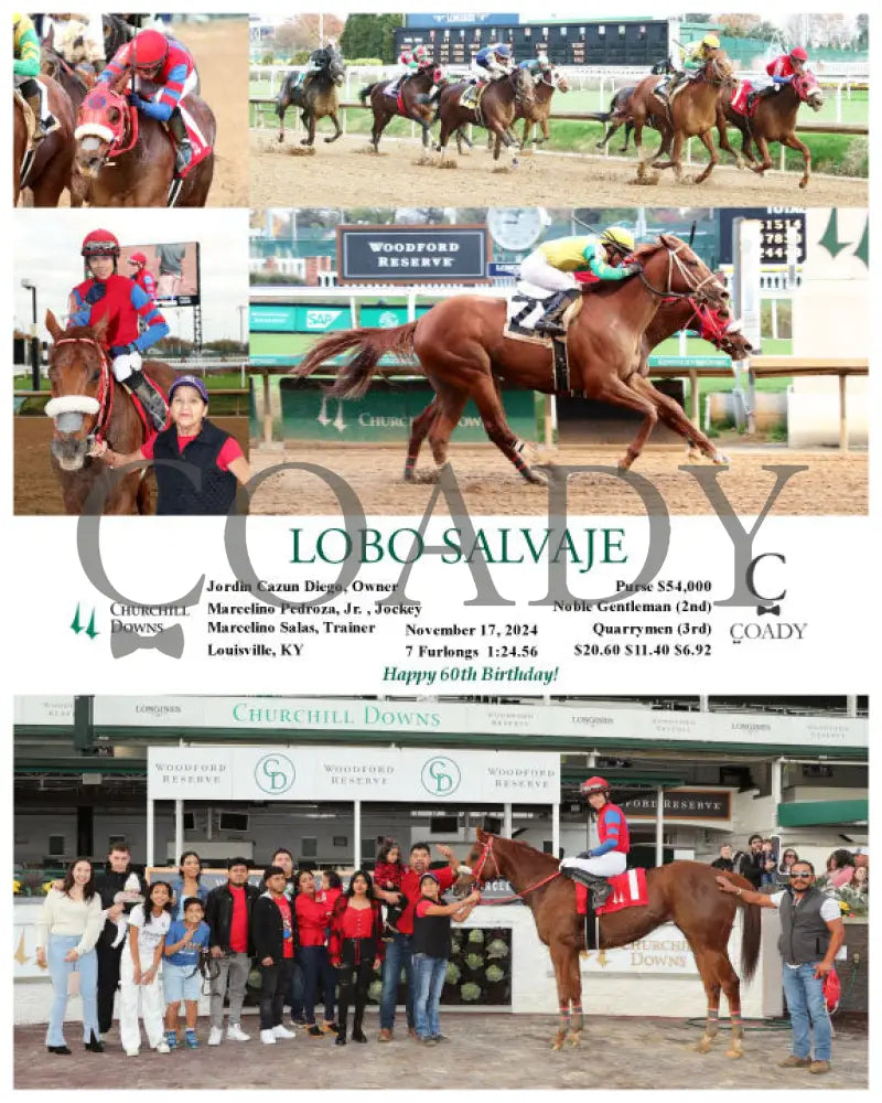 Lobo Salvaje - 11-17-24 R09 Cd Churchill Downs