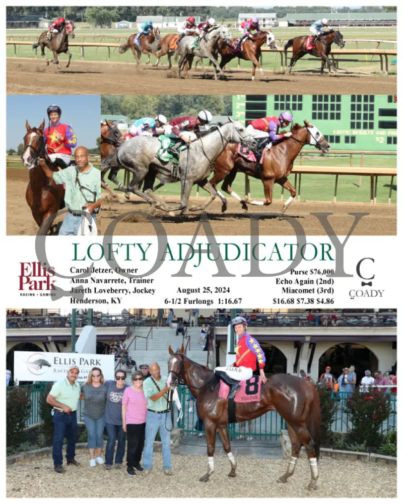 Lofty Adjudicator - 08-25-24 R08 Elp Ellis Park