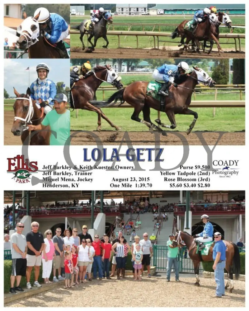 Lola Getz - 082315 Race 02 Elp Ellis Park