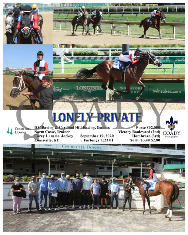 Lonely Private - 09-19-20 R07 Cd Churchill Downs