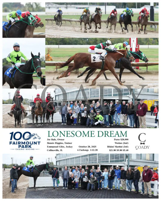LONESOME DREAM - 10-28-25 - R03 - FP Fanduel Sportsbook Horse Racing