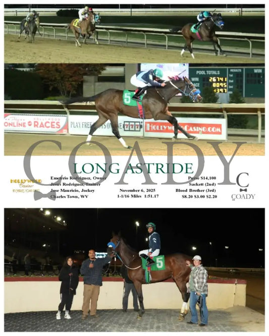 LONG ASTRIDE - 11-06-25 - R01 - CT Hollywood Casino at Charles Town Races