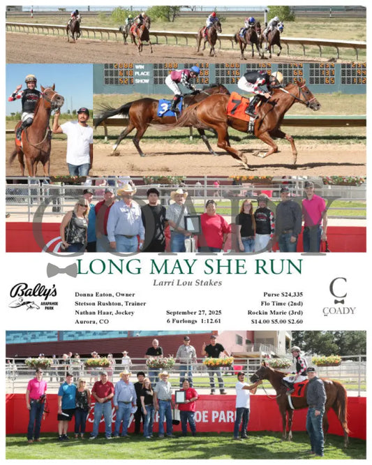LONG MAY SHE RUN - Larri Lou Stakes - 09-27-25 - R07 - ARP Arapahoe Park