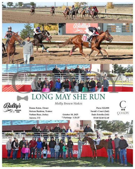 LONG MAY SHE RUN - Molly Brown Stakes - 10-18-25 - R07 - ARP Arapahoe Park