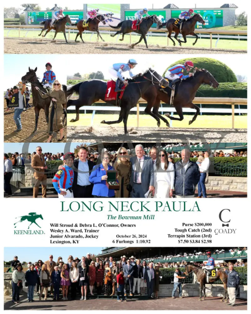 Long Neck Paula - The Bowman Mill 10-26-24 R06 Kee Keeneland