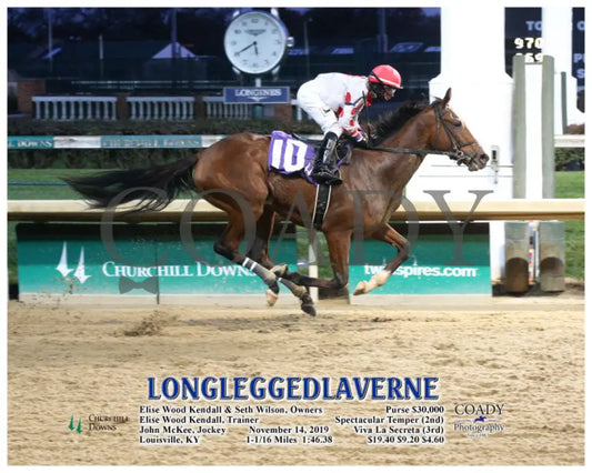Longleggedlaverne - 11-14-19 R10 Cd Action Churchill Downs