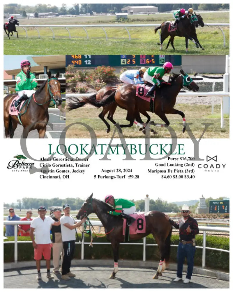 Lookatmybuckle - 082824 Race 01 Btp Belterra Park