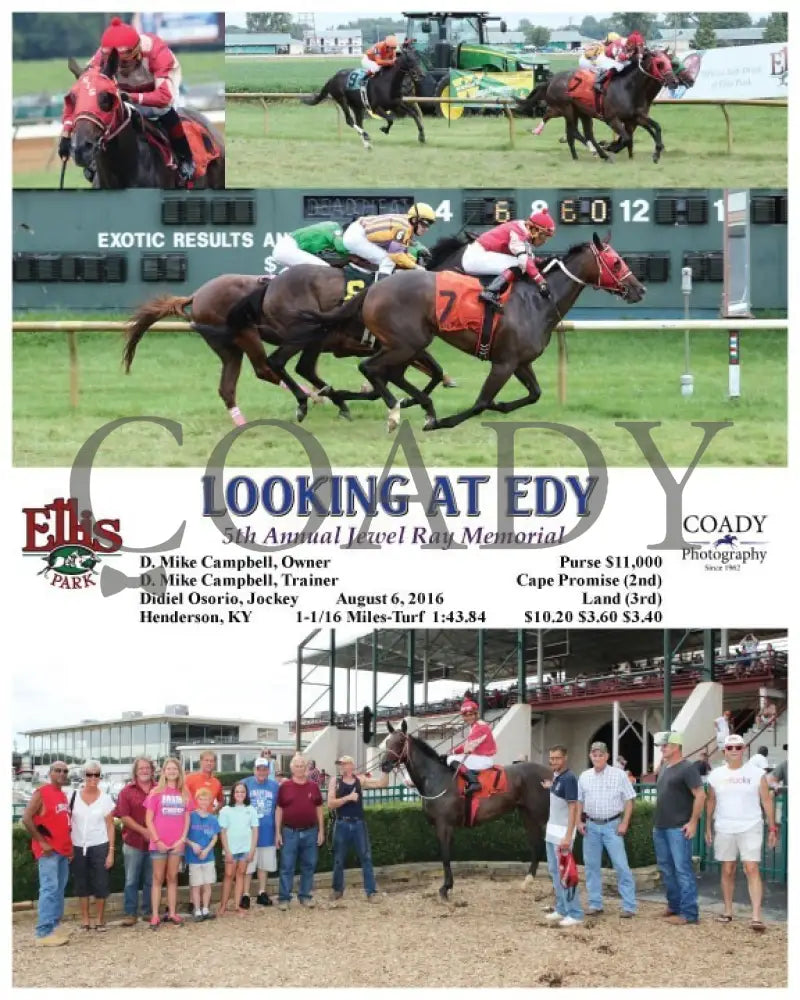 Looking At Edy - 080616 Race 01 Elp Ellis Park