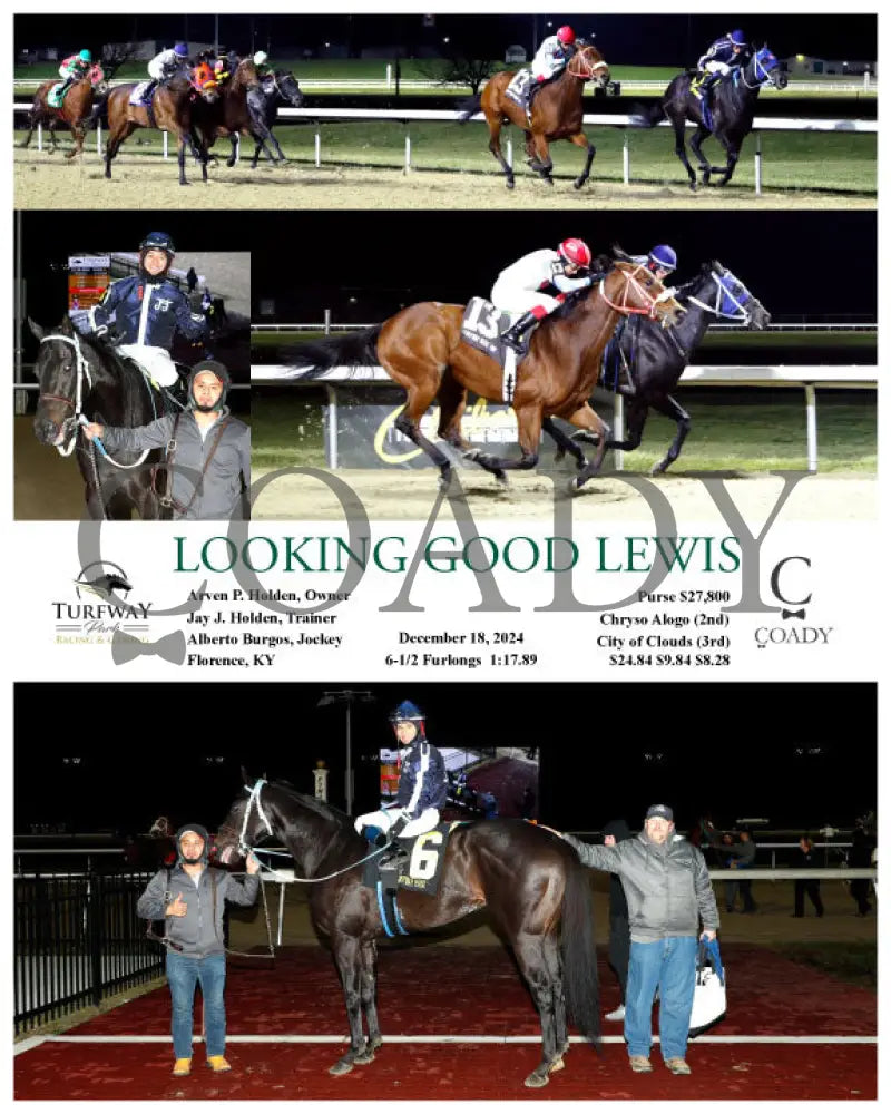 Looking Good Lewis - 12-18-24 R04 Tp Turfway Park