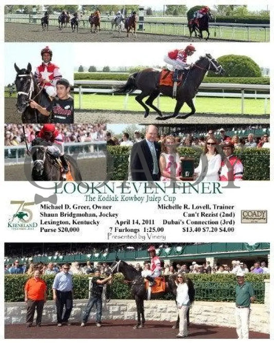 Lookn Even Finer - 041411 Race 06 Keeneland