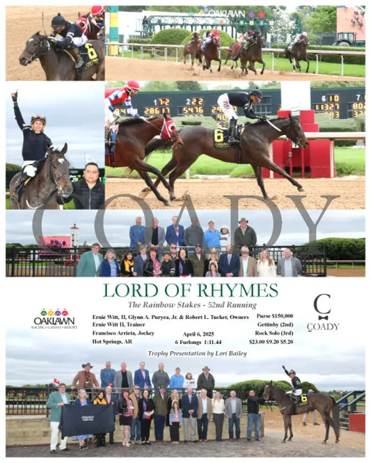 LORD OF RHYMES - The Rainbow Stakes - 52nd Running - 04-06-25 - R12 - OP Oaklawn Park