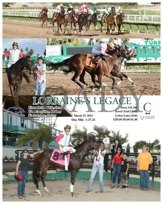Lorraine’s Legace - 03 - 19 - 24 R10 Tup Turf Paradise