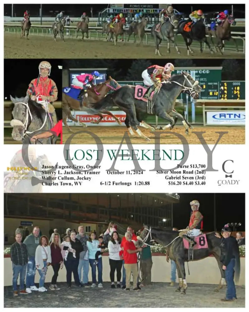 Lost Weekend - 10-11-24 R03 Ct Hollywood Casino At Charles Town Races