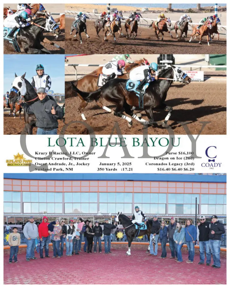 Lota Blue Bayou - 01-05-25 R07 Sun Turfway Park