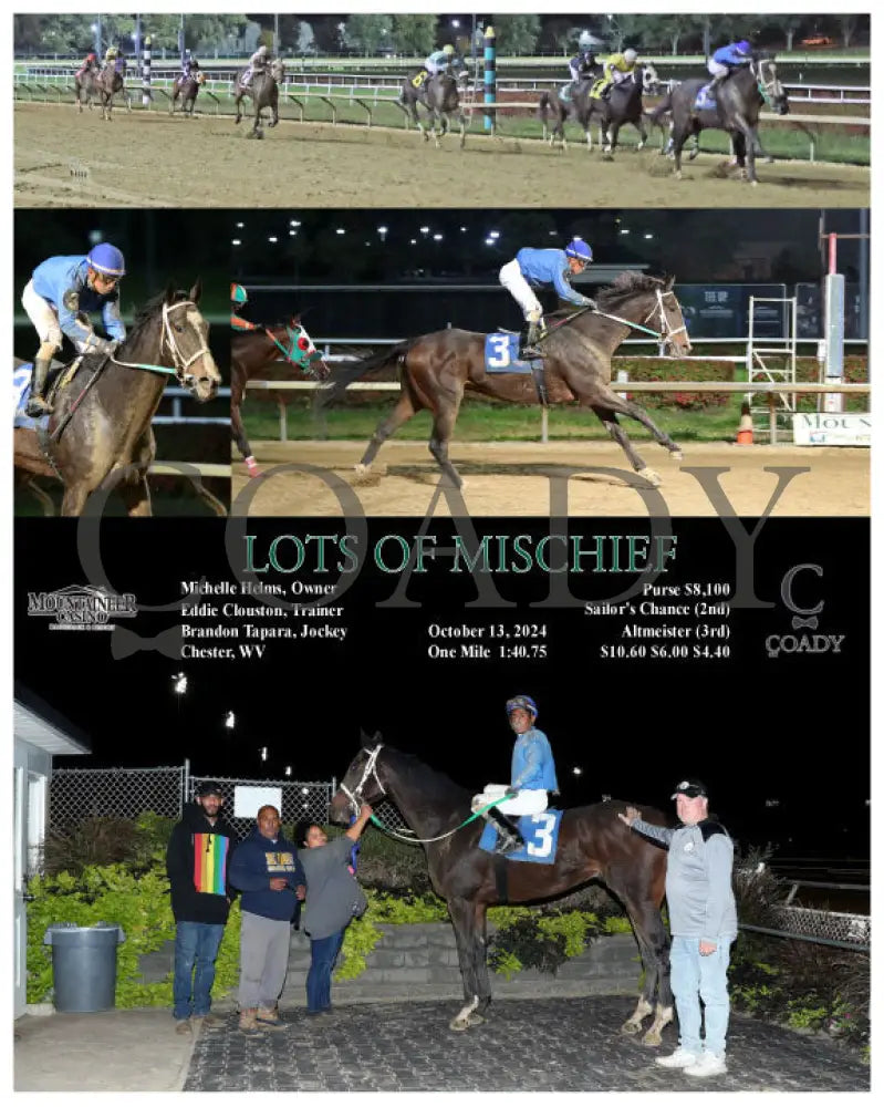 Lots Of Mischief - 10-13-24 R02 Mnr Mountaineer Park