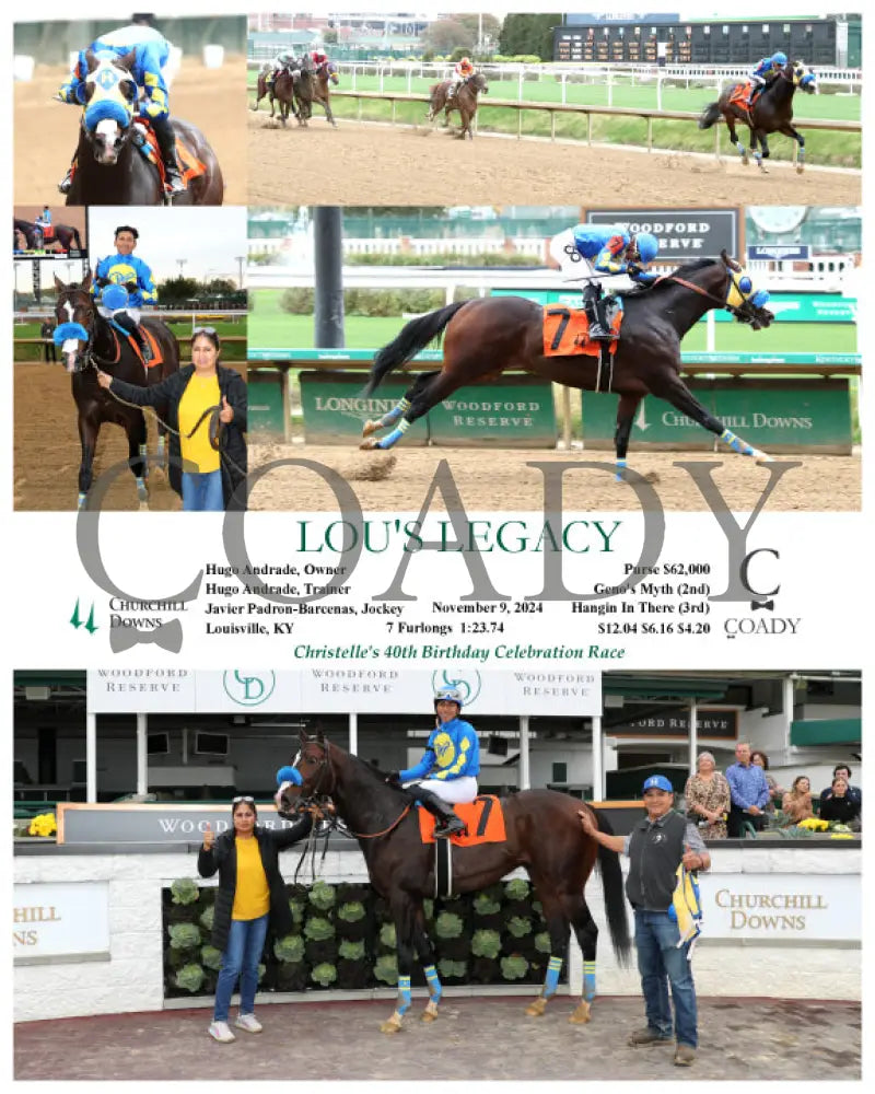 Lou’s Legacy - 11-09-24 R04 Cd Churchill Downs