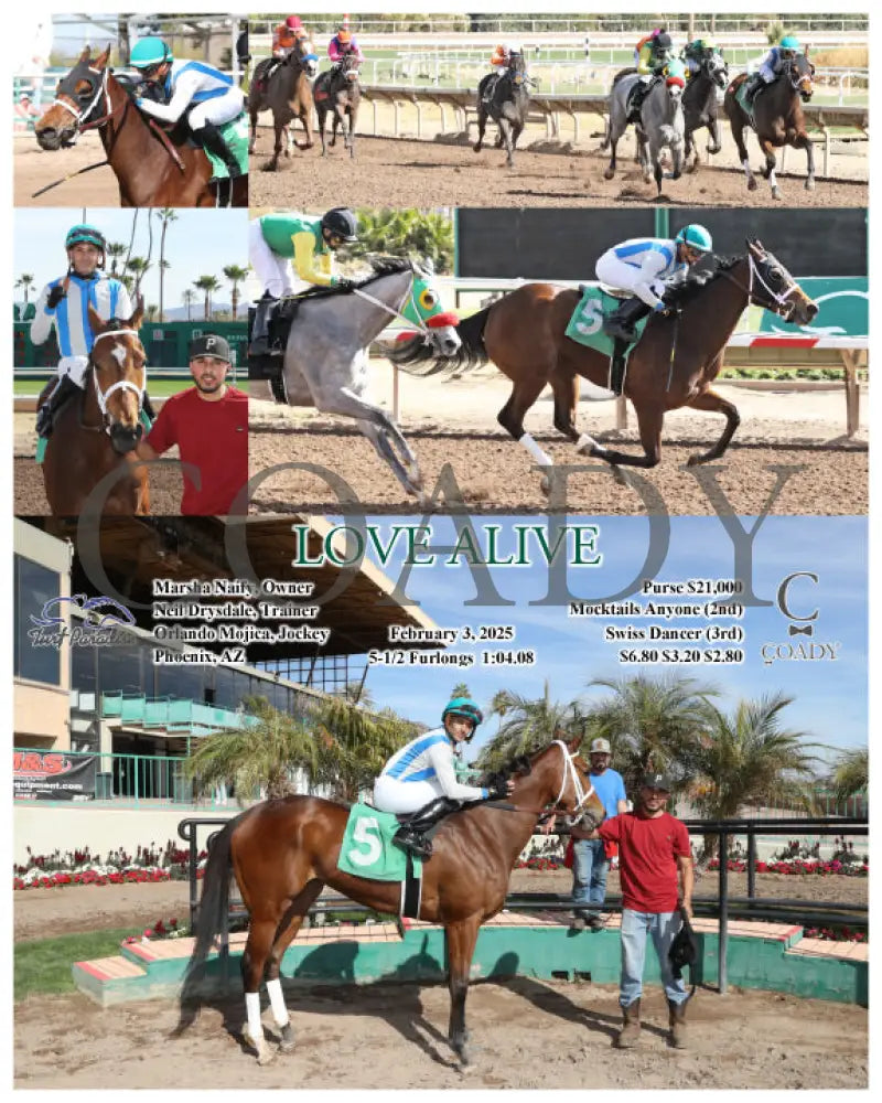 Love Alive - 02-03-25 R03 Tup Turf Paradise
