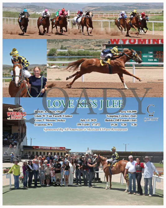 LOVE KISS J LEE - 07-13-25 - R03 - WYO Wyoming Downs